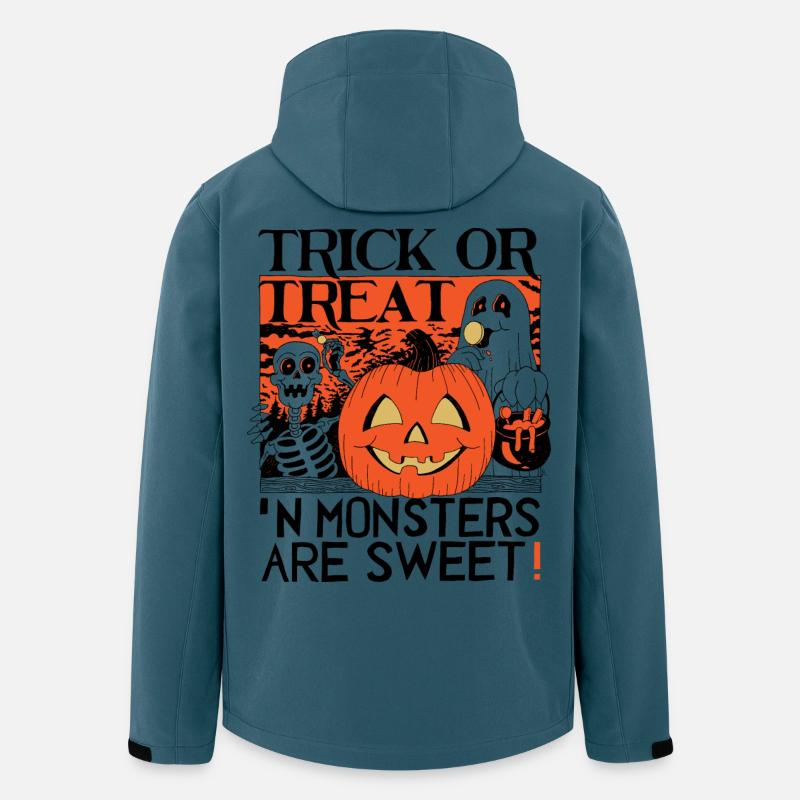 Süßes oder Saures - Recycelte Männer Softshell-Jacke von Stanley/Stella - Dunkles Petrol