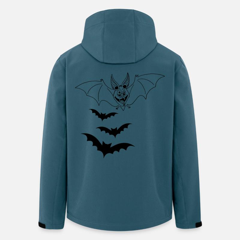 Gemeiner Vampir - Recycelte Männer Softshell-Jacke Discoverer von Stanley/Stella - Dunkles Petrol