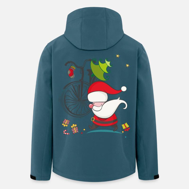 Weihnachtsmann im Stress - Recycelte Männer Softshell-Jacke von Stanley/Stella - Dunkles Petrol