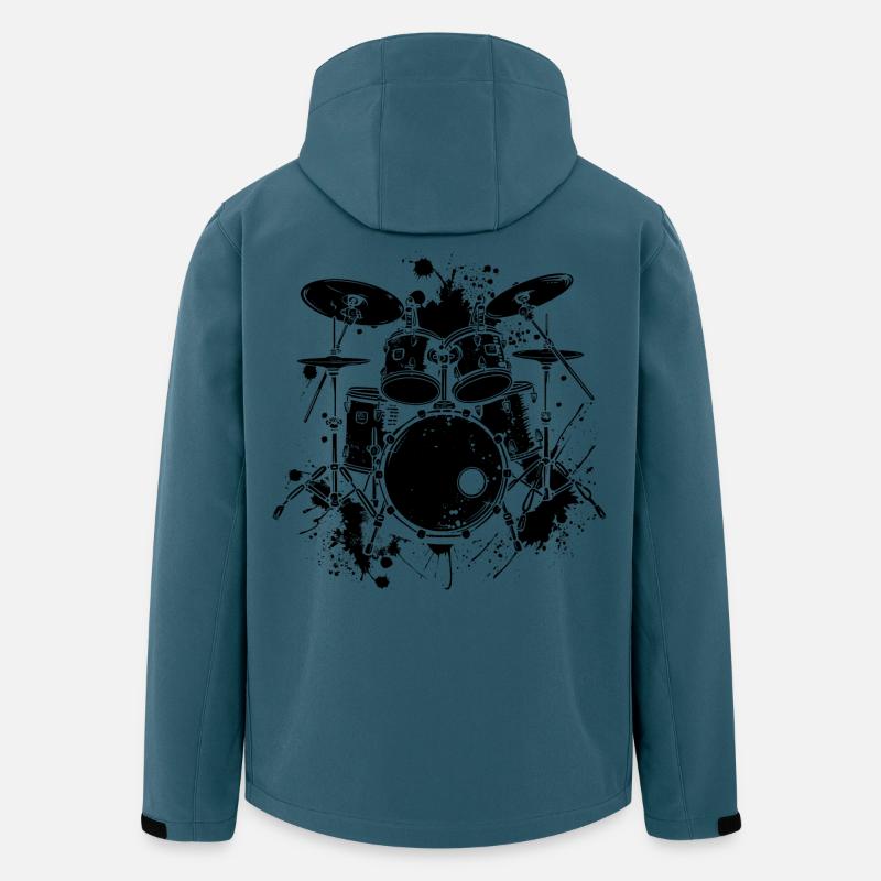 Trapset - Recycelte Männer Softshell-Jacke von Stanley/Stella - Dunkles Petrol