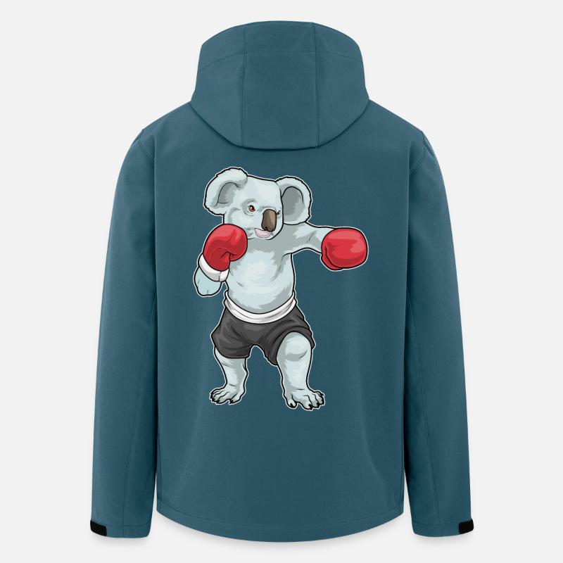 Koala Boxer Boxing Gloves Boxing - Men’s Recycled Softshell Jacket by Stanley/Stella - stargazer