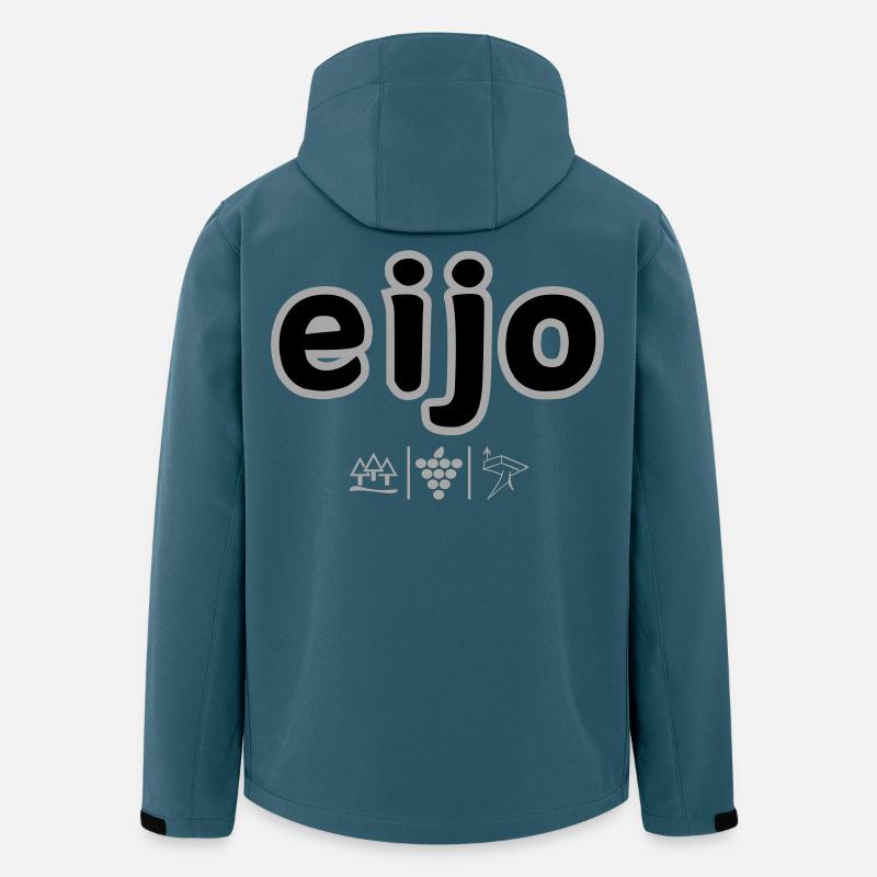 Eijo - Recycelte Männer Softshell-Jacke von Stanley/Stella - Dunkles Petrol