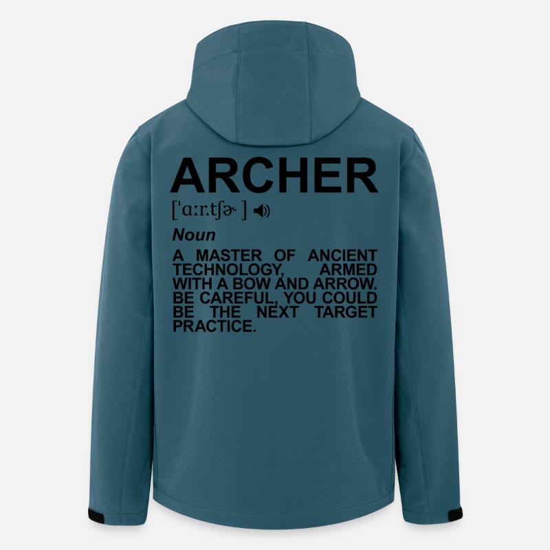 Bogenschütze Bedeutung - Recycelte Männer Softshell-Jacke von Stanley/Stella - Dunkles Petrol