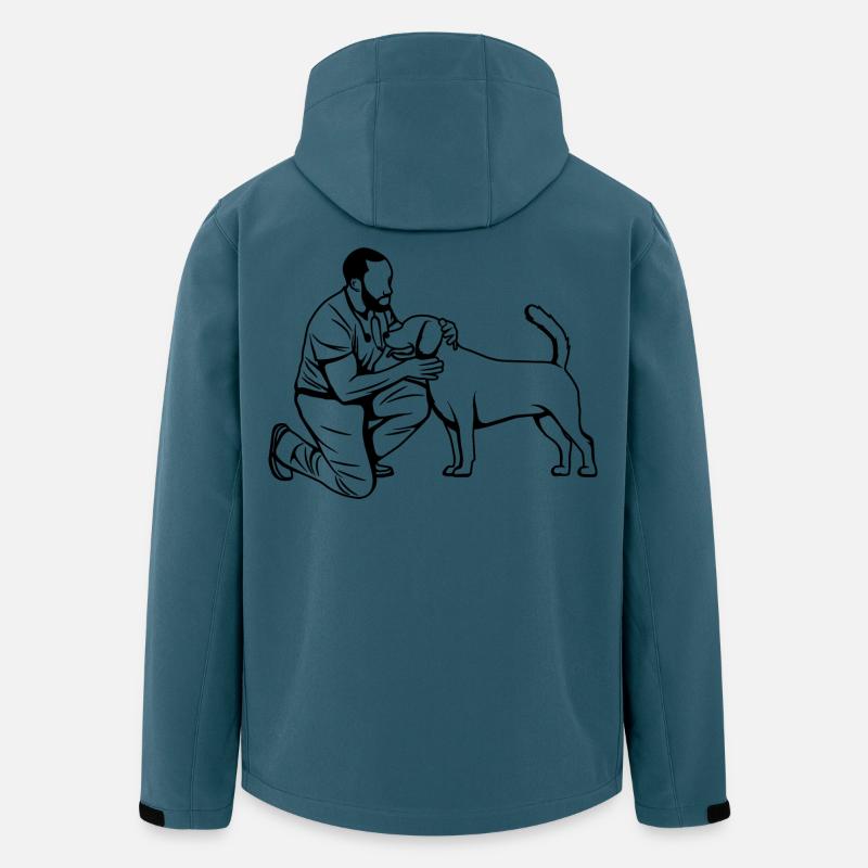 Veterinärtechniker - Recycelte Männer Softshell-Jacke von Stanley/Stella - Dunkles Petrol