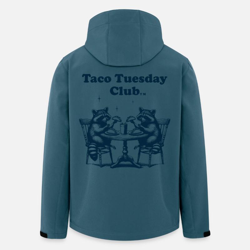 Taco Tuesday Club - Recycelte Männer Softshell-Jacke von Stanley/Stella - Dunkles Petrol