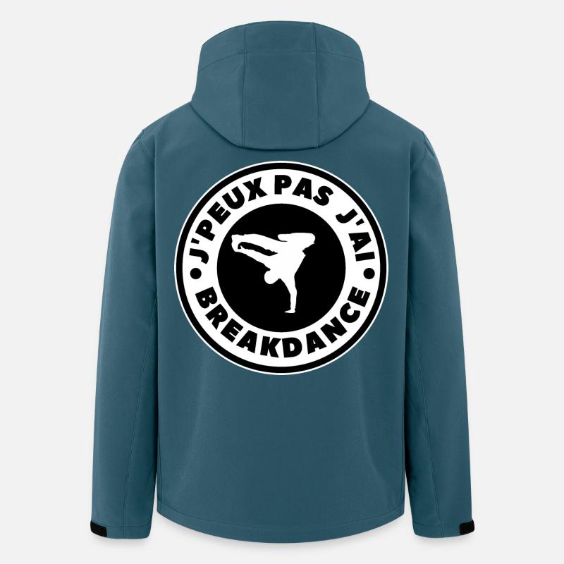 Ich kann nicht, ich habe Breakdance - Recycelte Männer Softshell-Jacke von Stanley/Stella - Dunkles Petrol
