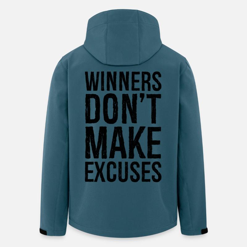 winners don't make excuses - Men’s Recycled Softshell Jacket by Stanley/Stella - stargazer