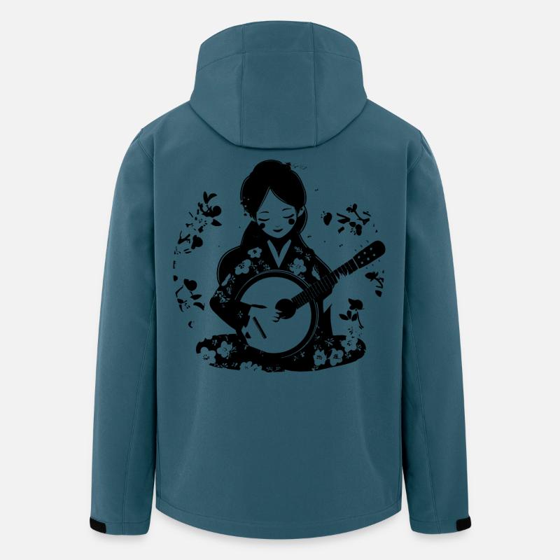 Banjospielerin - Recycelte Männer Softshell-Jacke von Stanley/Stella - Dunkles Petrol