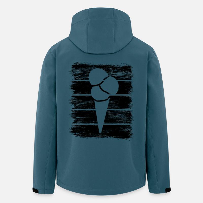 Eiswaffel - Recycelte Männer Softshell-Jacke von Stanley/Stella - Dunkles Petrol