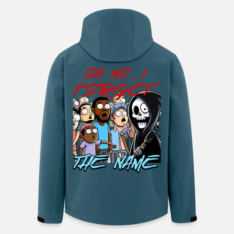 Sensenmann im Meme-Mob - Recycelte Männer Softshell-Jacke von Stanley/Stella - Dunkles Petrol