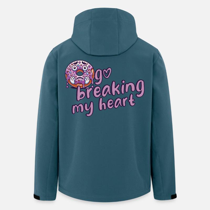 Donut - Recycelte Männer Softshell-Jacke von Stanley/Stella - Dunkles Petrol