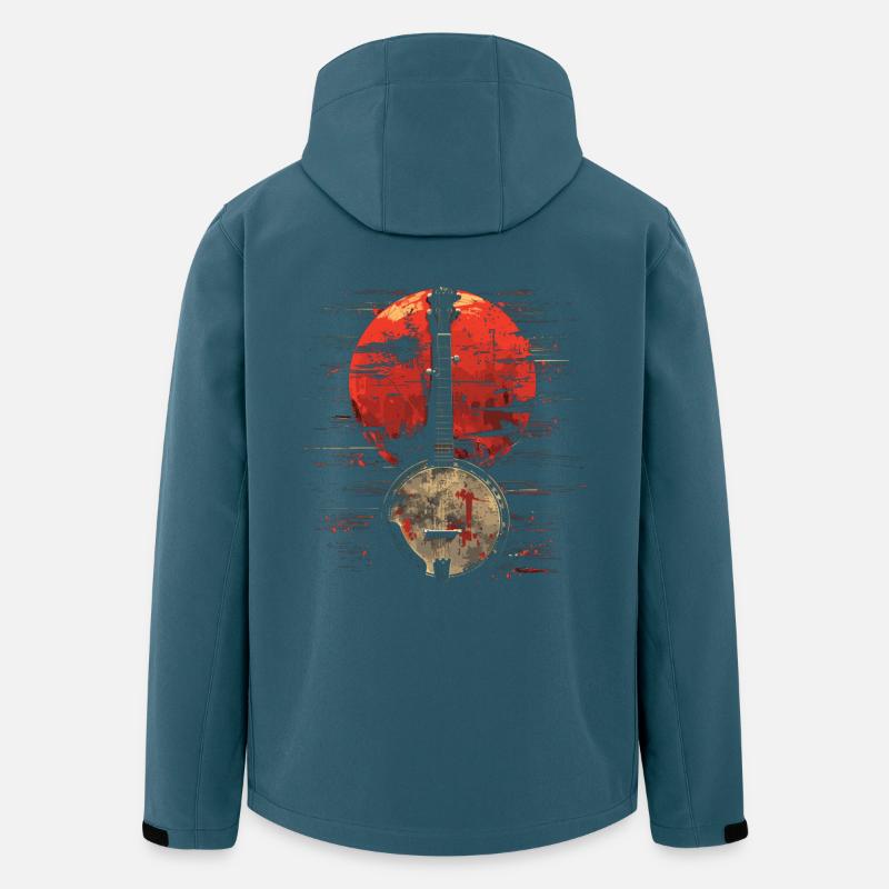 Banjo Synthwave - Men’s Recycled Softshell Jacket by Stanley/Stella - stargazer