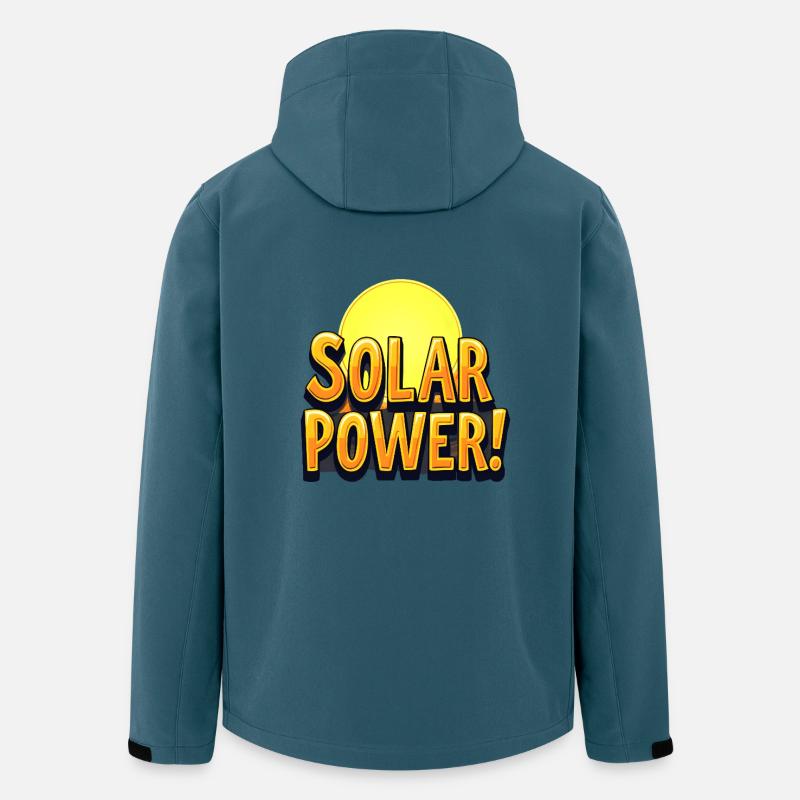 Solar Power! - Recycelte Männer Softshell-Jacke von Stanley/Stella - Dunkles Petrol