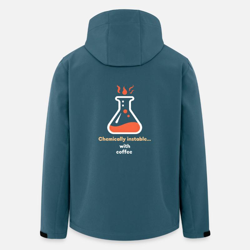 Chemically Unstable… with Coffee - Recycelte Männer Softshell-Jacke von Stanley/Stella - Dunkles Petrol