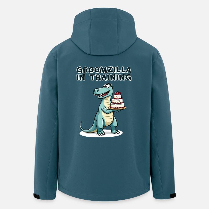 Groomzilla in Training - Recycelte Männer Softshell-Jacke von Stanley/Stella - Dunkles Petrol