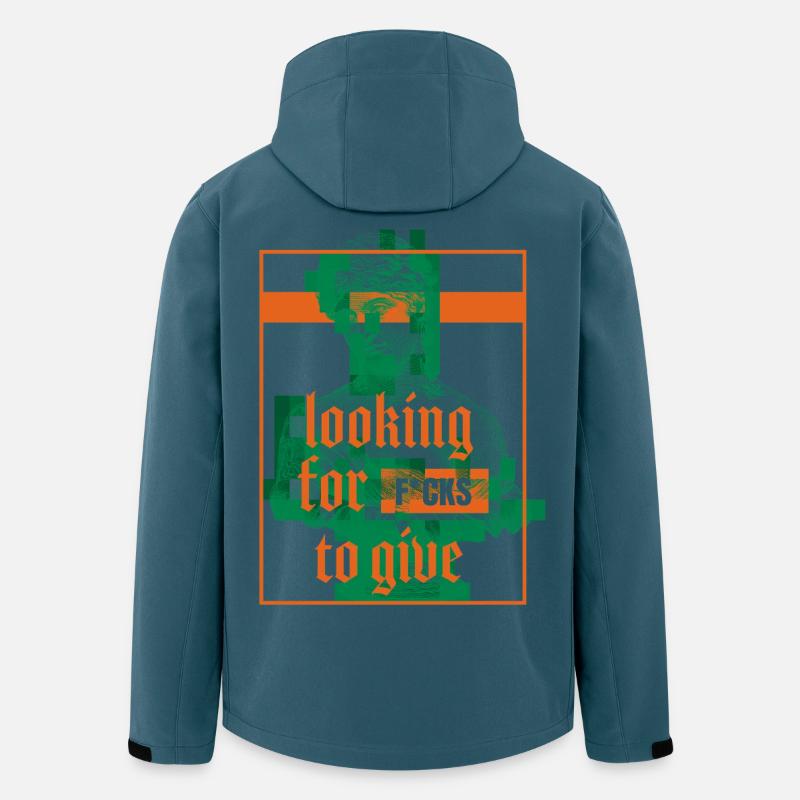 Statue mit Attitüde Statement Design - Recycelte Männer Softshell-Jacke von Stanley/Stella - Dunkles Petrol