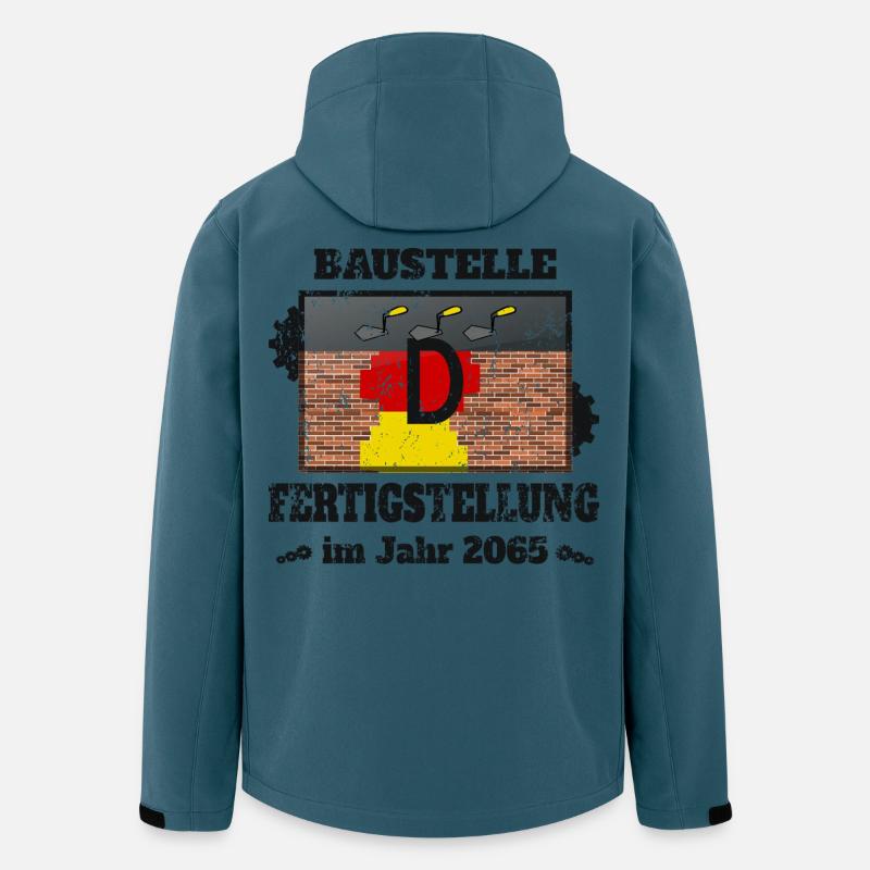 Construction site Germany - Men’s Recycled Softshell Jacket by Stanley/Stella - stargazer