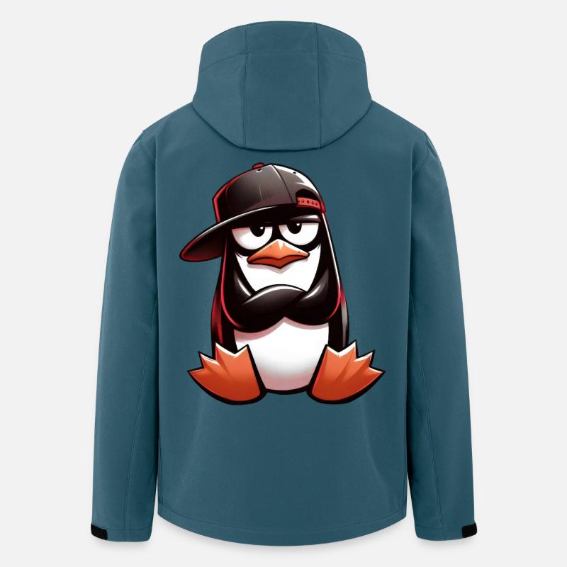 Pigouin Hiphop - Recycelte Männer Softshell-Jacke von Stanley/Stella - Dunkles Petrol