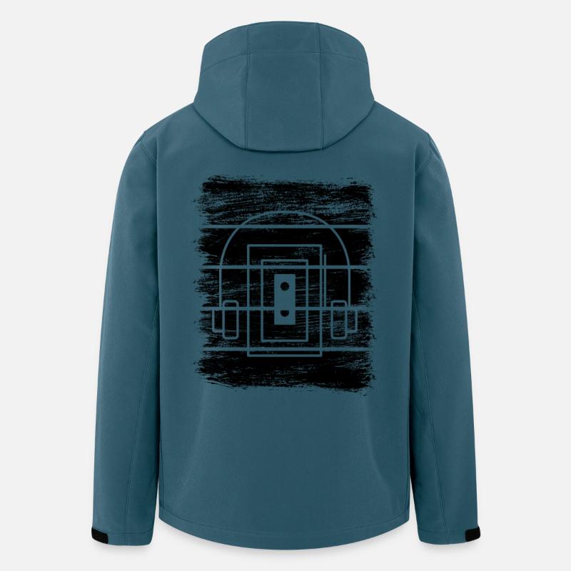 Kassettenspieler - Recycelte Männer Softshell-Jacke von Stanley/Stella - Dunkles Petrol