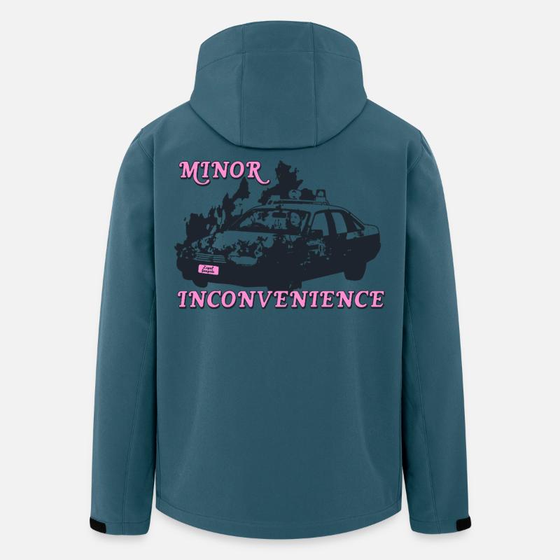 Minor Inconvenience Statement Design - Recycelte Männer Softshell-Jacke von Stanley/Stella - Dunkles Petrol