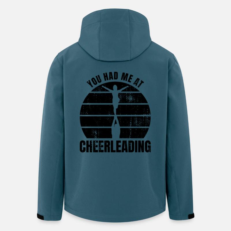 Cheerleader Witz - Recycelte Männer Softshell-Jacke von Stanley/Stella - Dunkles Petrol