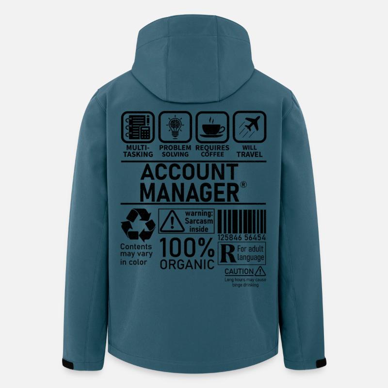 Account Manager Multi Tasking Problem Solving - Men’s Recycled Softshell Jacket by Stanley/Stella - stargazer