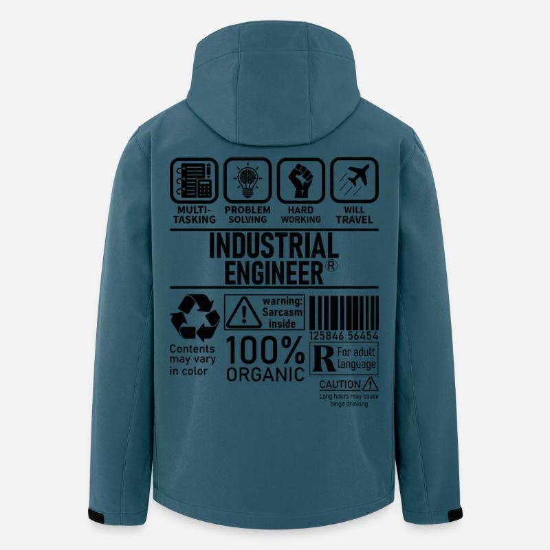 Industrial Engineer multi tasking problem solving - Recycelte Männer Softshell-Jacke Discoverer von Stanley/Stella - Dunkles Petrol