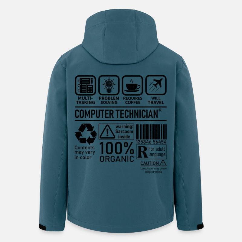 Computer Technician multi tasking problem solving - Men’s Recycled Softshell Jacket by Stanley/Stella - stargazer