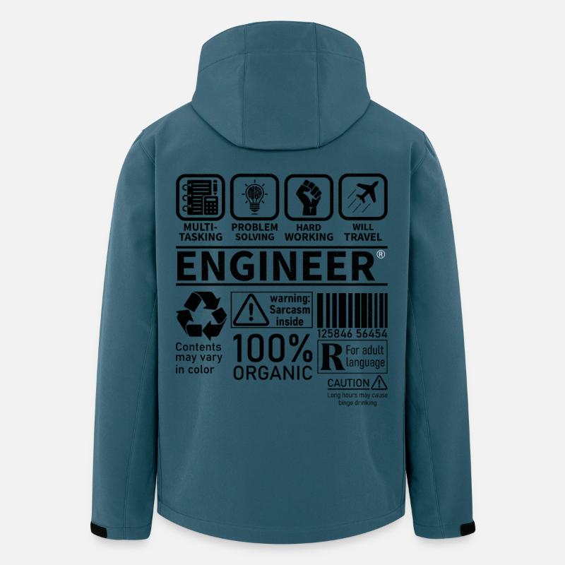 engineer multi tasking problem solving working - Men’s Recycled Softshell Jacket by Stanley/Stella - stargazer