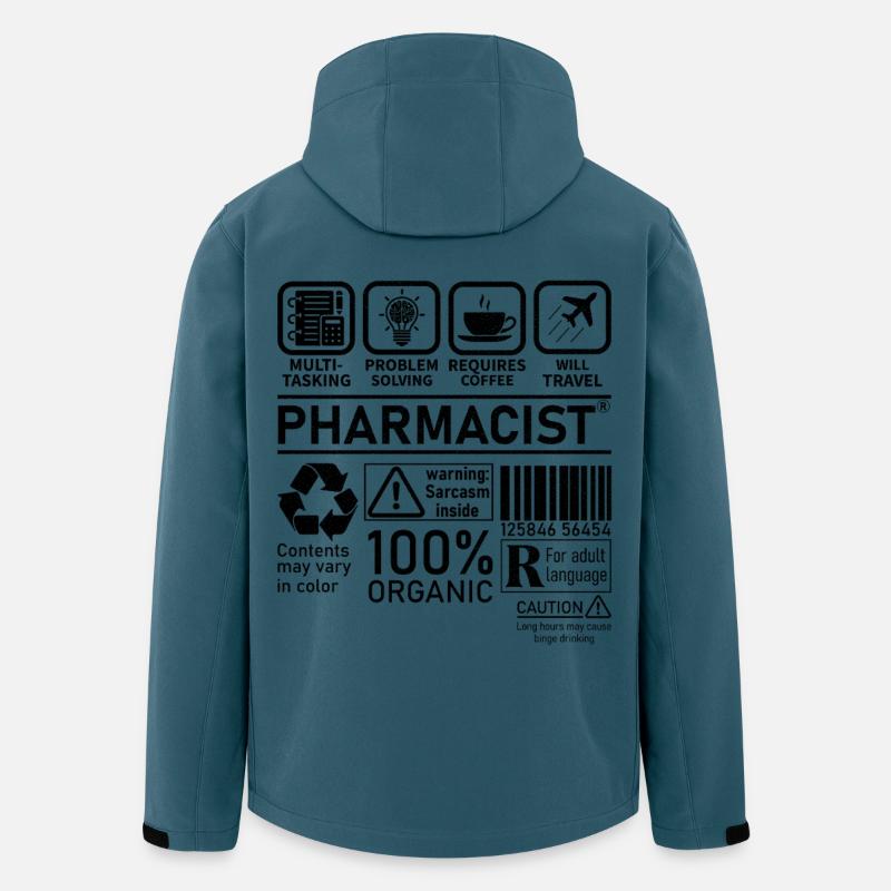 Pharmacist multi tasking problem solving - Recycelte Männer Softshell-Jacke von Stanley/Stella - Dunkles Petrol