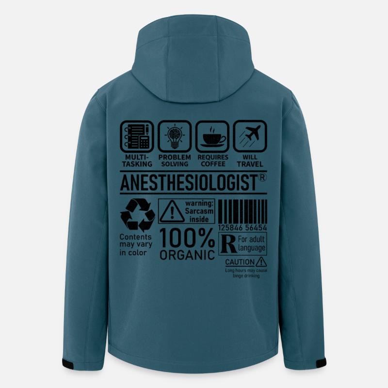 Anesthesiologist multi tasking problem solving - Recycelte Männer Softshell-Jacke von Stanley/Stella - Dunkles Petrol
