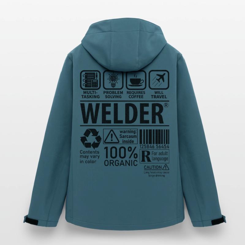 Welder multi tasking problem solving requires Recycelte Männer Softshell-Jacke von Stanley/Stella