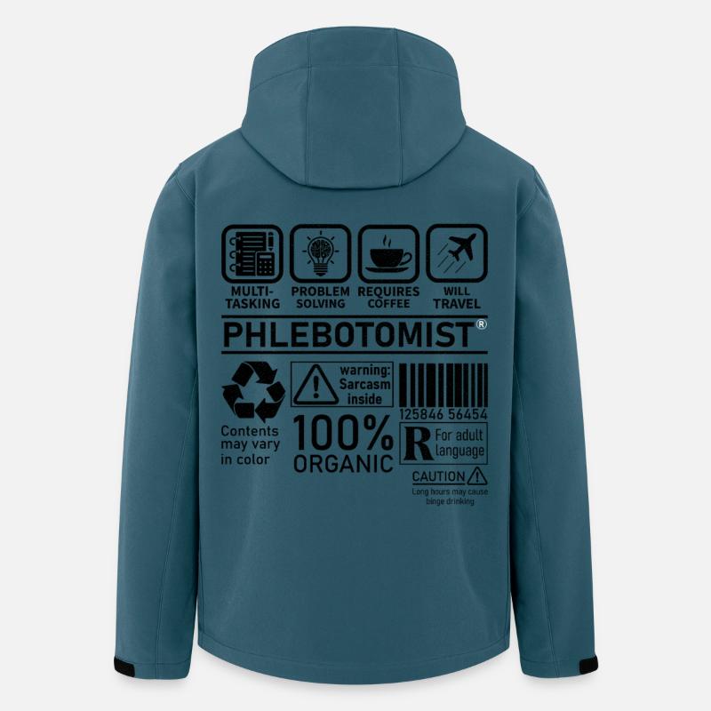 Phlebotomist multi tasking problem solving - Recycelte Männer Softshell-Jacke von Stanley/Stella - Dunkles Petrol