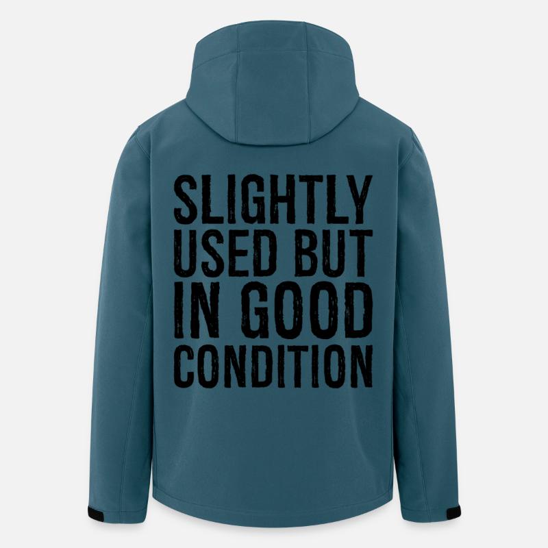slightly used but in good condition - Recycelte Männer Softshell-Jacke von Stanley/Stella - Dunkles Petrol