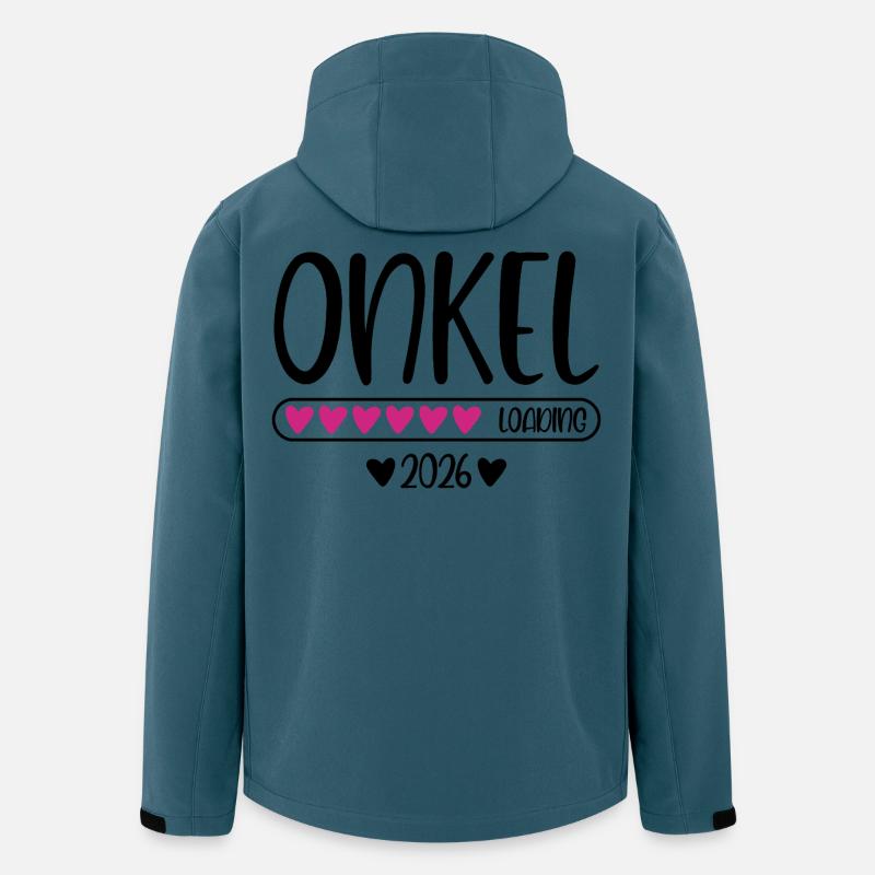 Onkel 2026 loading - Recycelte Männer Softshell-Jacke von Stanley/Stella - Dunkles Petrol