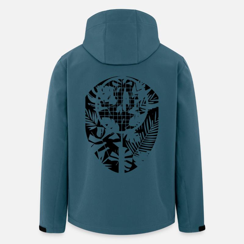Badminton Schläger - Recycelte Männer Softshell-Jacke von Stanley/Stella - Dunkles Petrol