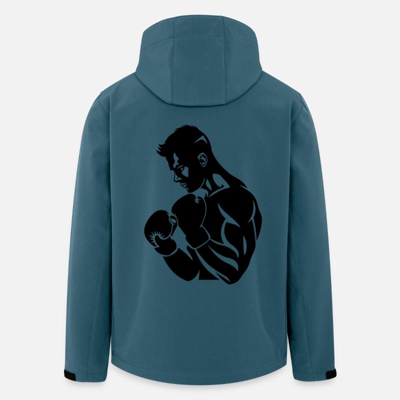 Boxer - Recycelte Männer Softshell-Jacke Discoverer von Stanley/Stella - Dunkles Petrol