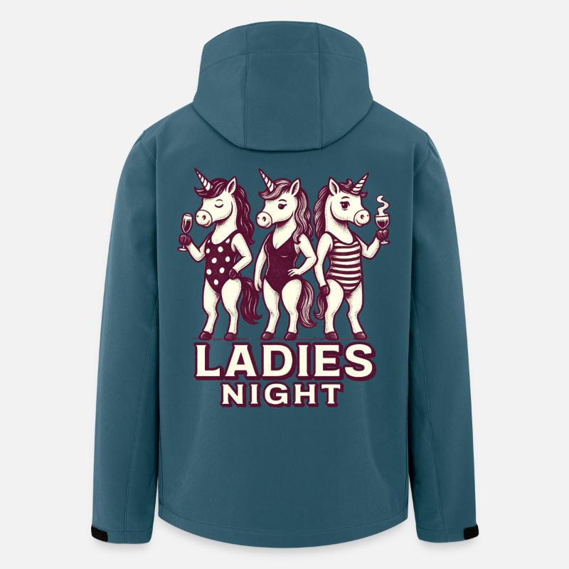 Ladies Night - Party - Recycelte Männer Softshell-Jacke von Stanley/Stella - Dunkles Petrol