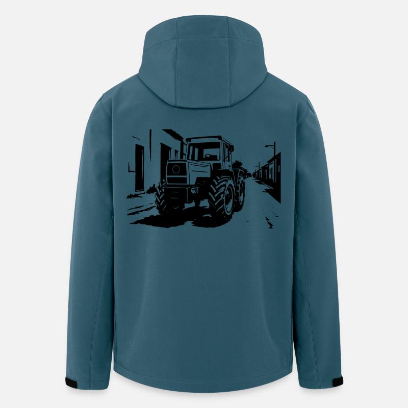 Trac-Power Klassiker - Recycelte Männer Softshell-Jacke von Stanley/Stella - Dunkles Petrol