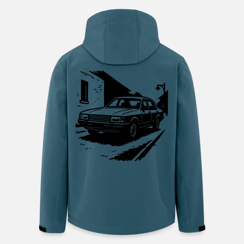Straßenkreuzer Deluxe - Recycelte Männer Softshell-Jacke von Stanley/Stella - Dunkles Petrol