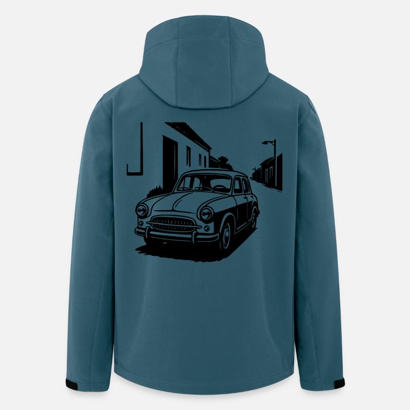 Wirtschaftswunder-Klassiker - Recycelte Männer Softshell-Jacke von Stanley/Stella - Dunkles Petrol