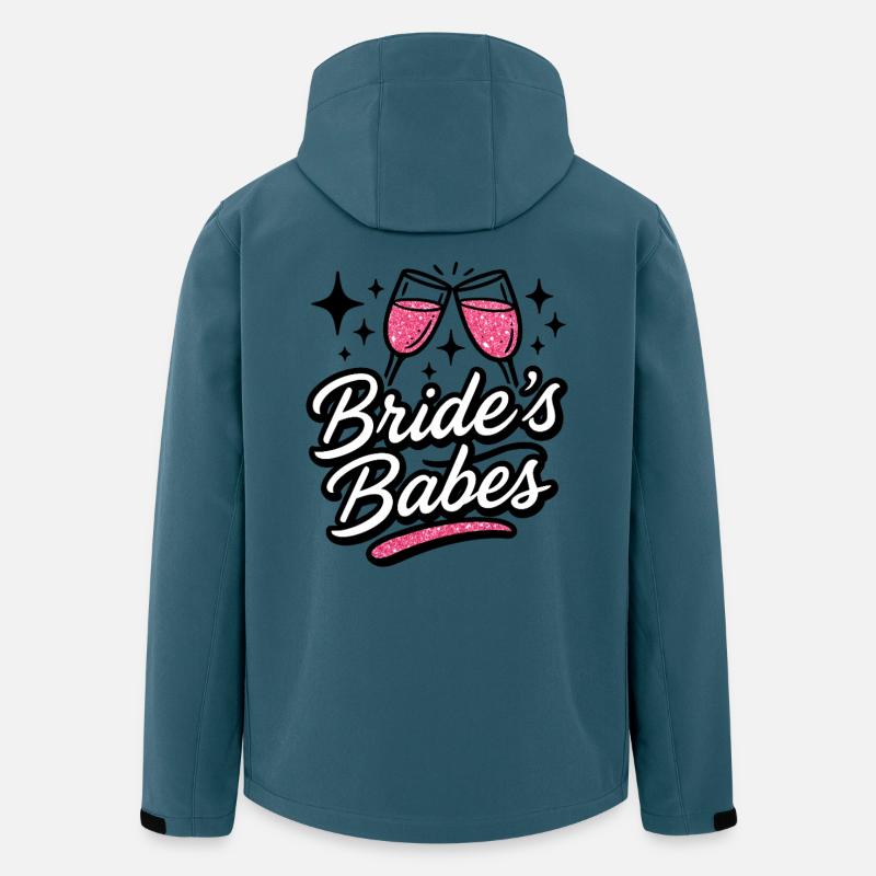 Bride's Babes Bachelorette Party - Men’s Recycled Softshell Jacket by Stanley/Stella - stargazer