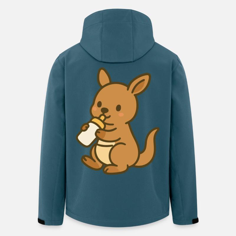Milchzeit im Beutel - Recycelte Männer Softshell-Jacke von Stanley/Stella - Dunkles Petrol