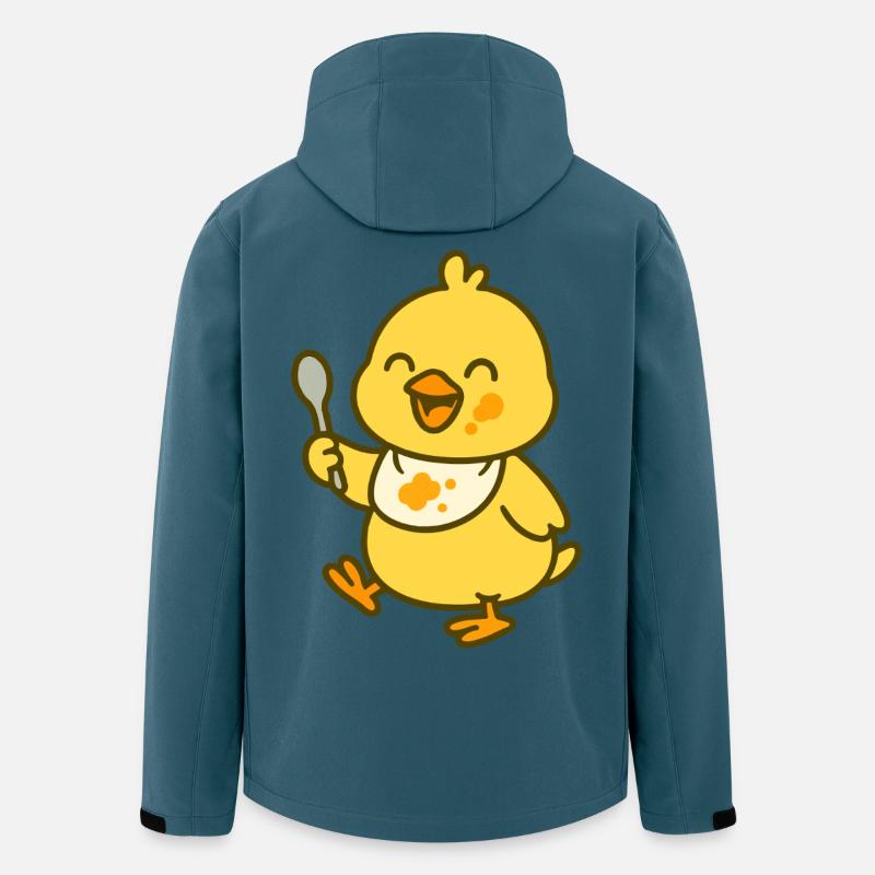 Futtern fürs Leben - Recycelte Männer Softshell-Jacke von Stanley/Stella - Dunkles Petrol