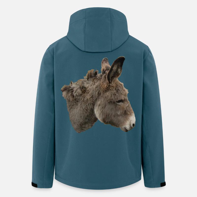 Esel - Recycelte Männer Softshell-Jacke von Stanley/Stella - Dunkles Petrol