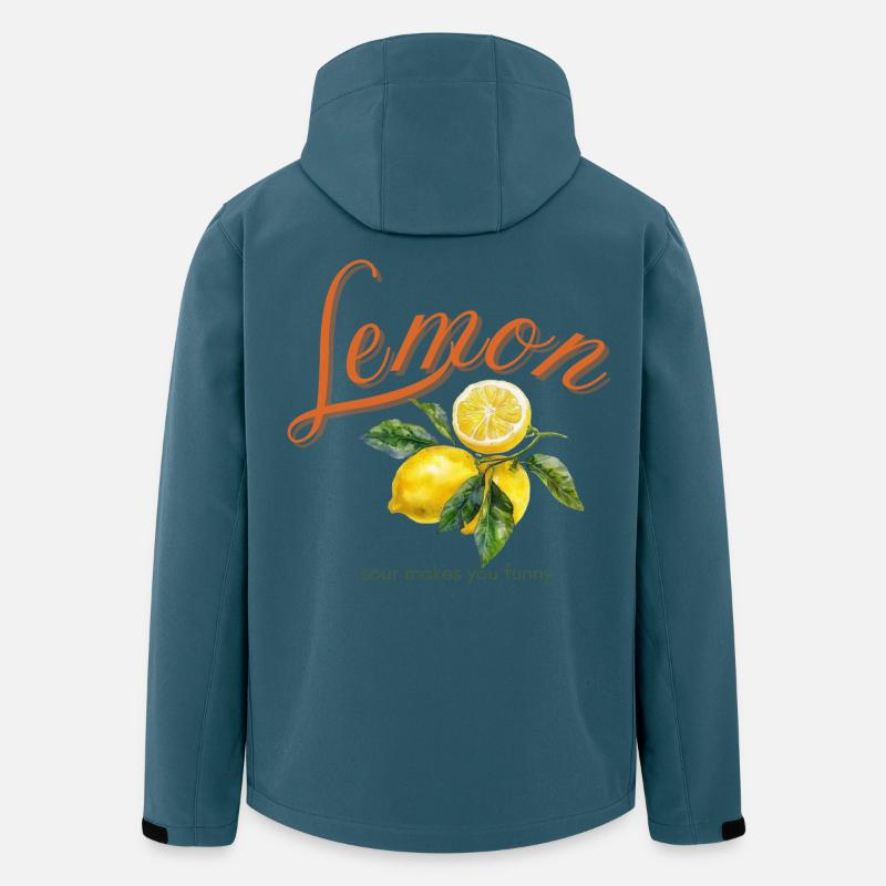 Lemon - Recycelte Männer Softshell-Jacke von Stanley/Stella - Dunkles Petrol
