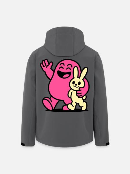 Heureux amis ! - Veste softshell homme en polyester recyclé Stanley/Stella - bleu pétrole foncé