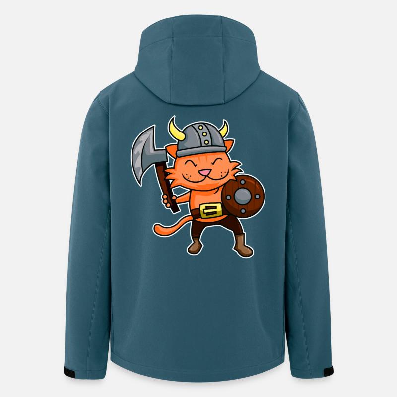 Viking Kater - Recycelte Männer Softshell-Jacke von Stanley/Stella - Dunkles Petrol