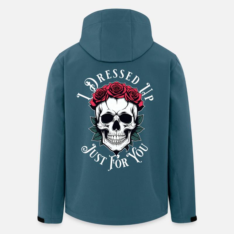 romantic gloomy skull - Men’s Recycled Softshell Jacket by Stanley/Stella - stargazer