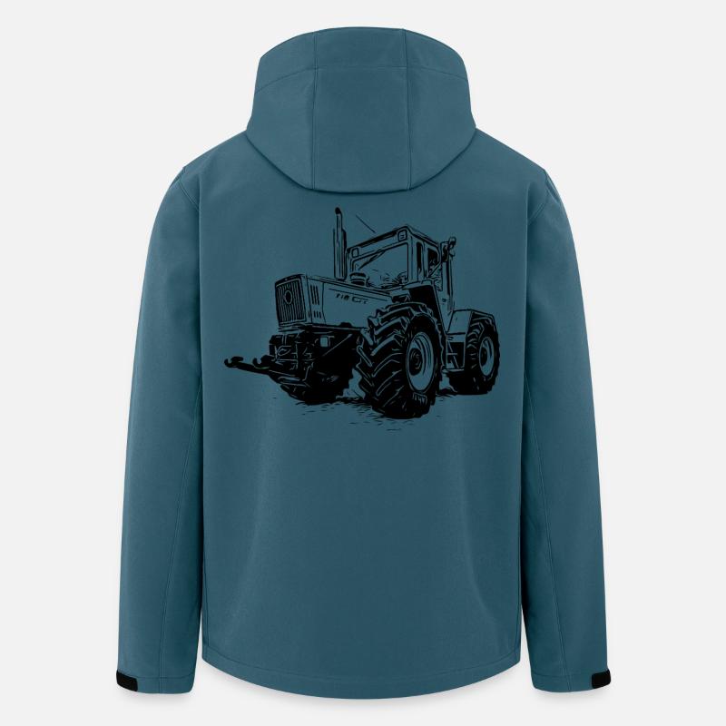 Der Grüne Koloss - Recycelte Männer Softshell-Jacke von Stanley/Stella - Dunkles Petrol